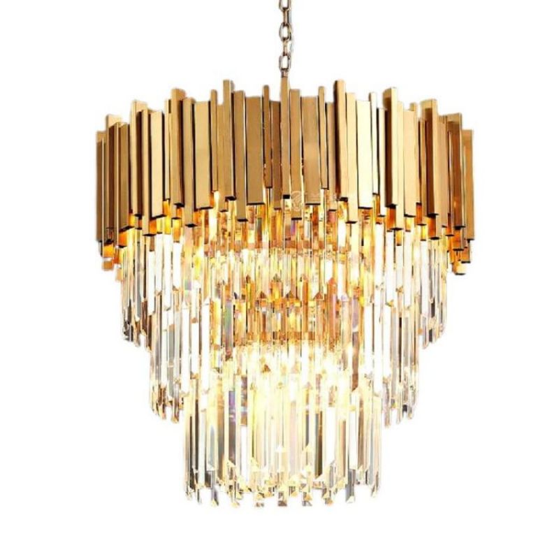 Henri Crystal Round Chandelier