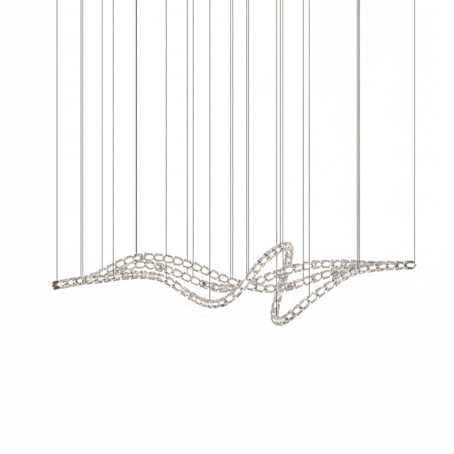 Gabriel Chrome Crystal Chandelier