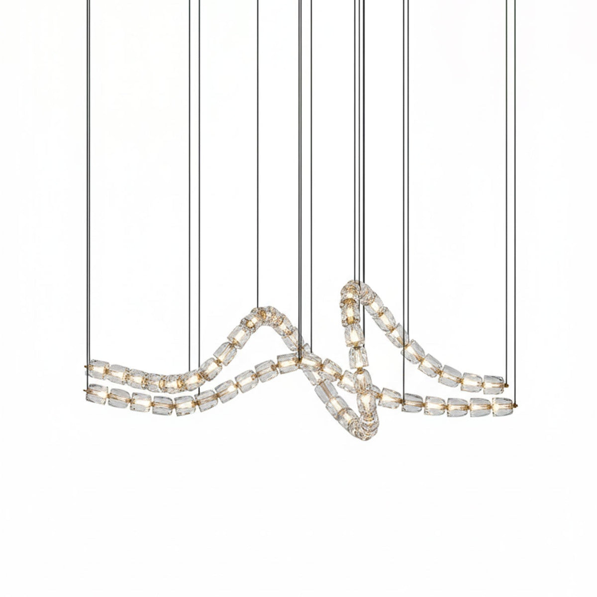 Gabriel Gold Crystal Chandelier