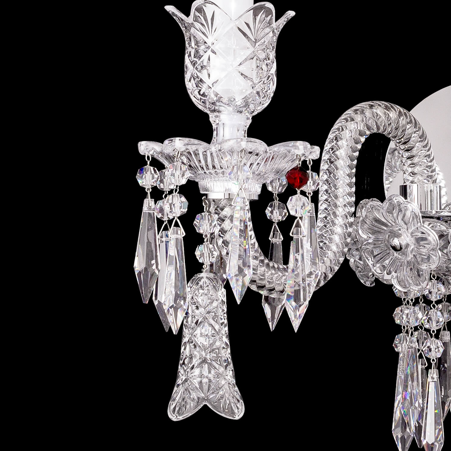 Bakala Crystal Wall Sconce With Bell