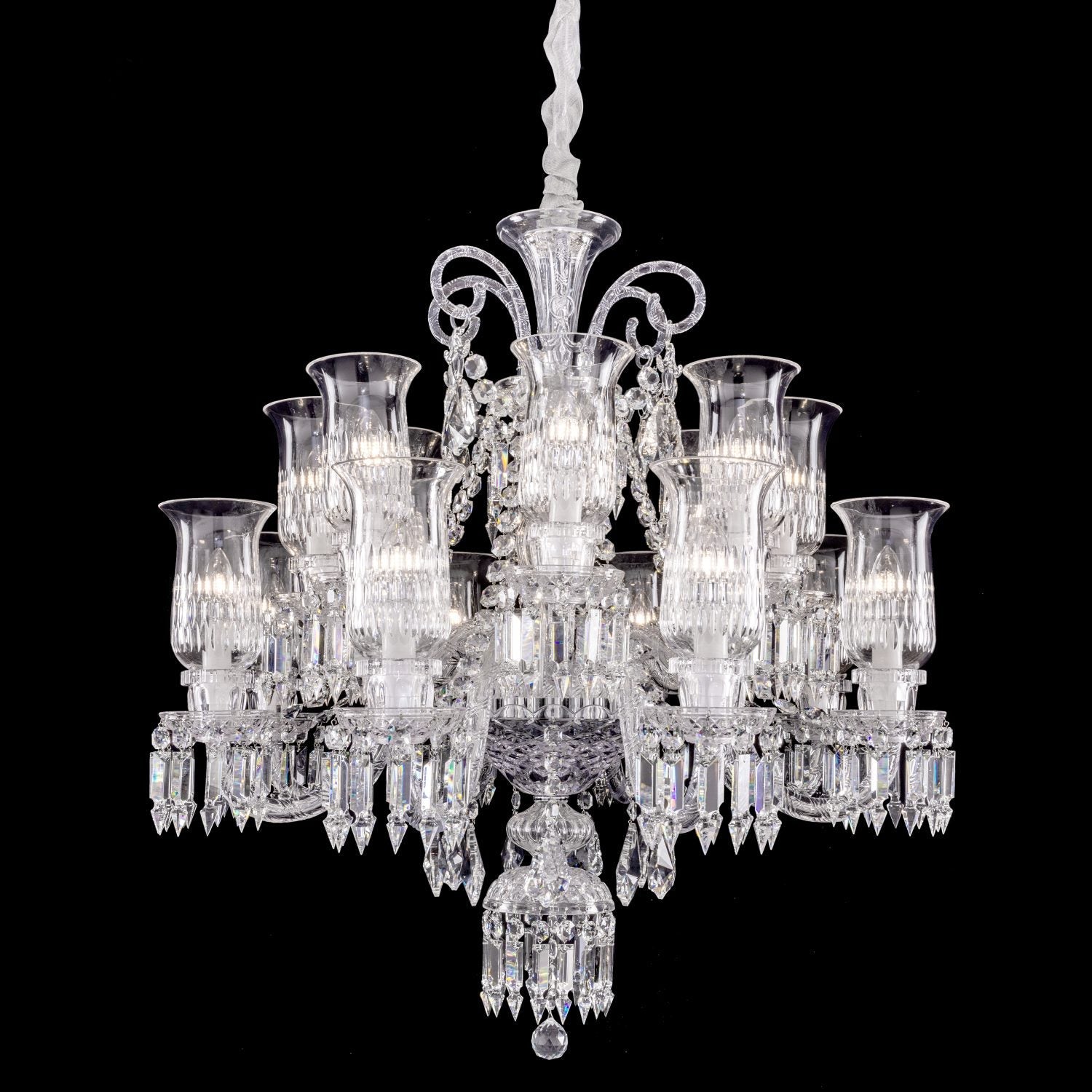 16 lights New Baccarat crystal chandelier