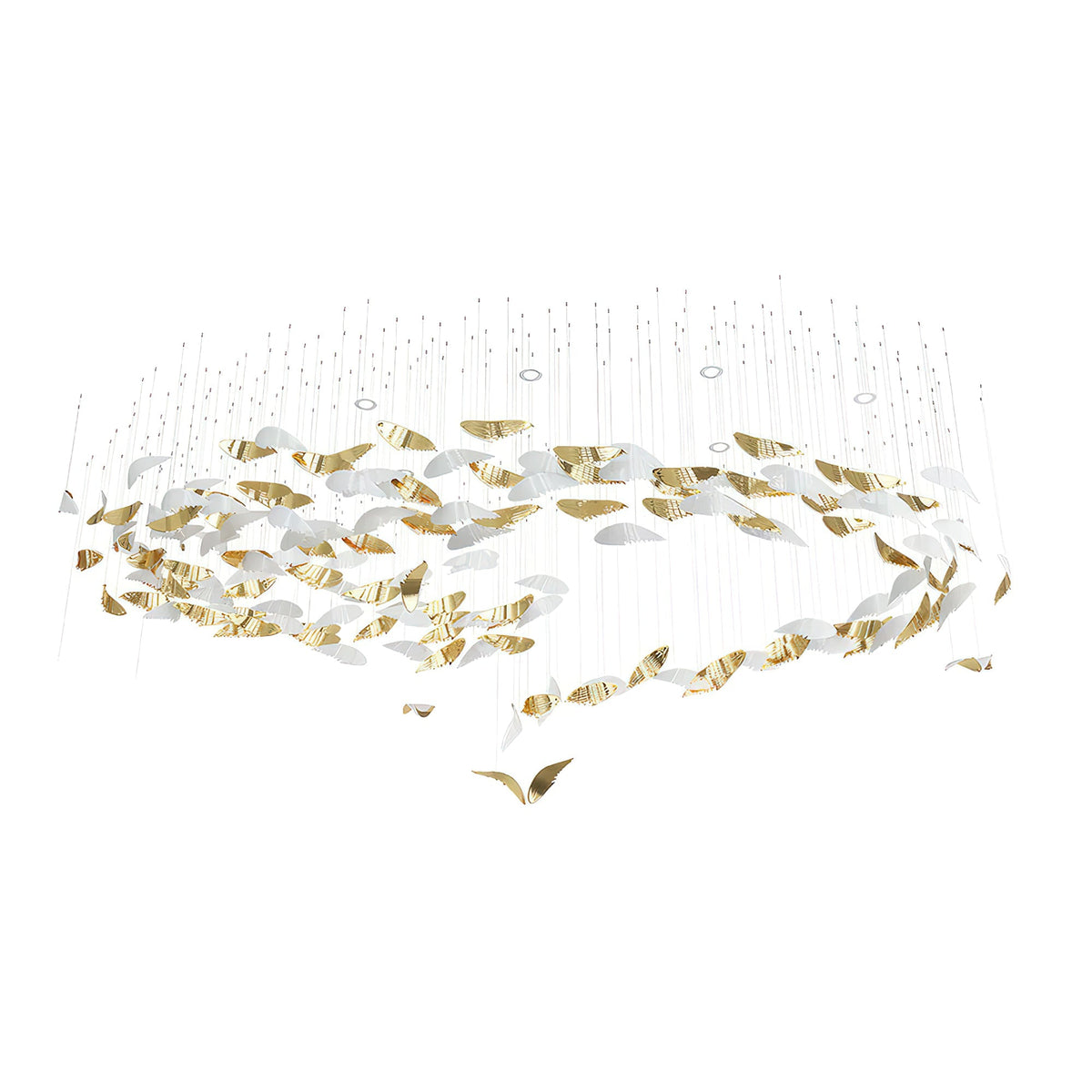 Bennett Meteor Shower Crystal Spiral Chandelier