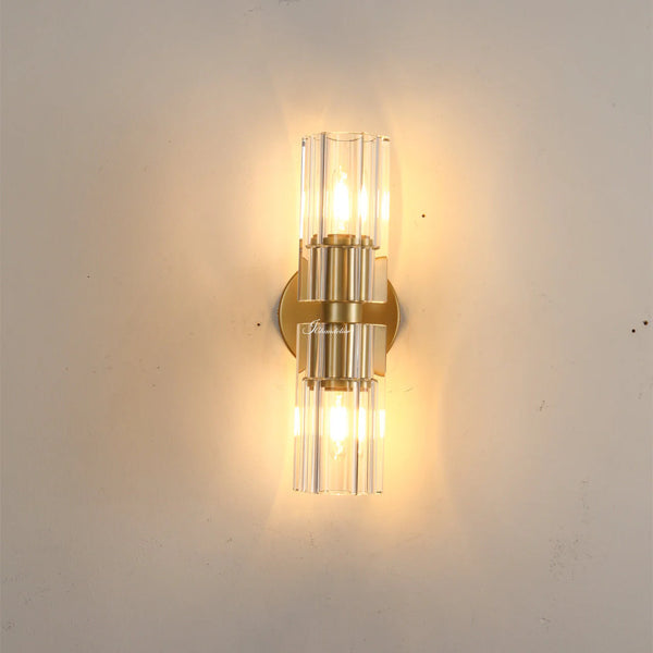 Auraline Crystal 2 Lights Wall Sconce