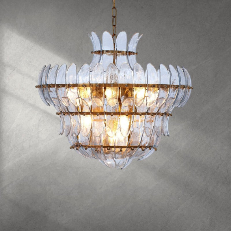 Arcade 10-Light Blown Glass Chandelier