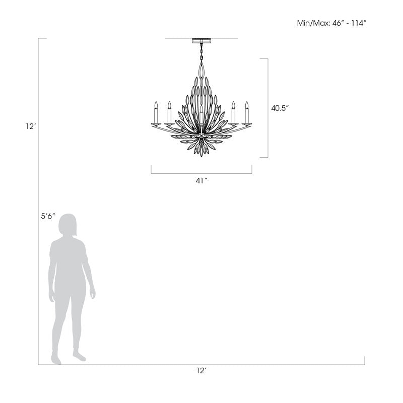 Lily Buds Candle Chandelier