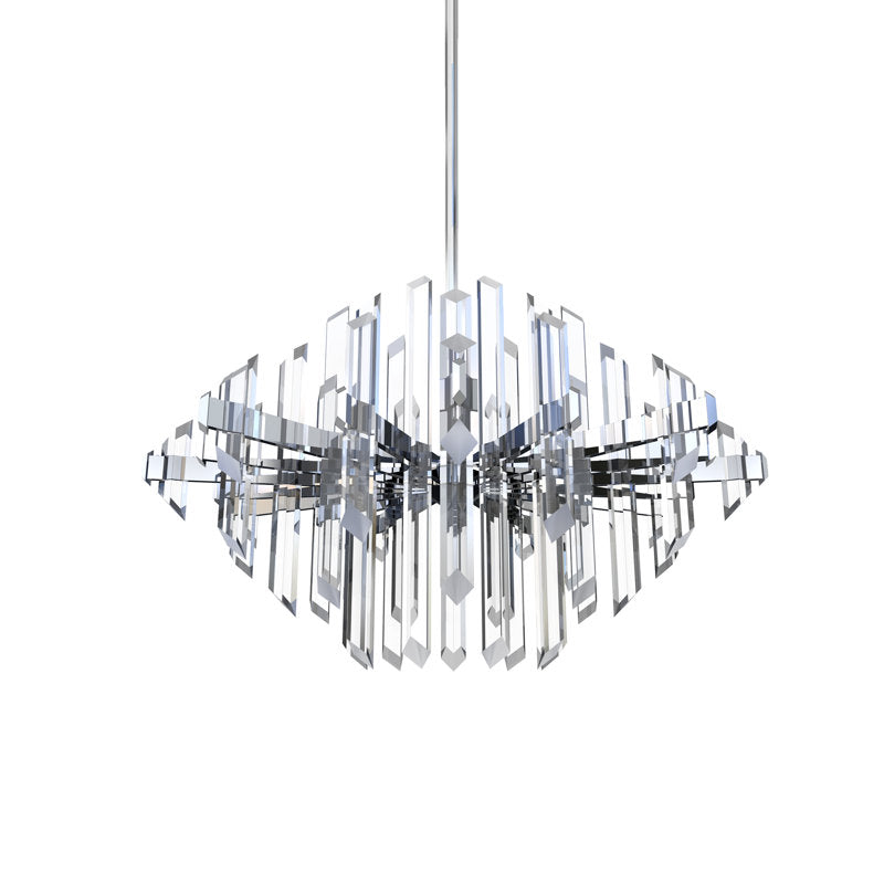 Facets 1-Light Kitchen Island LED Chandelier