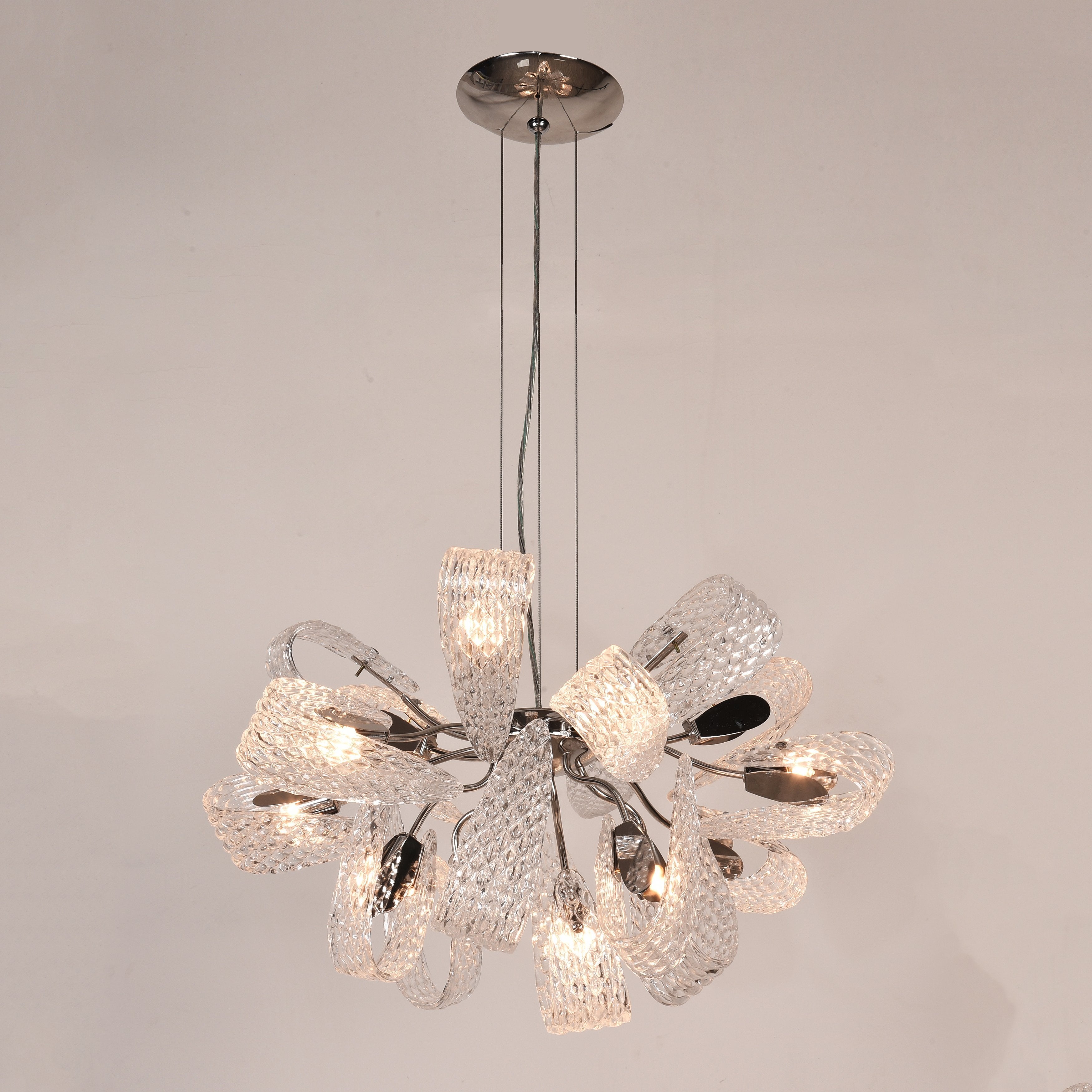 JC Bella Ropes Murano Glass Chandelier