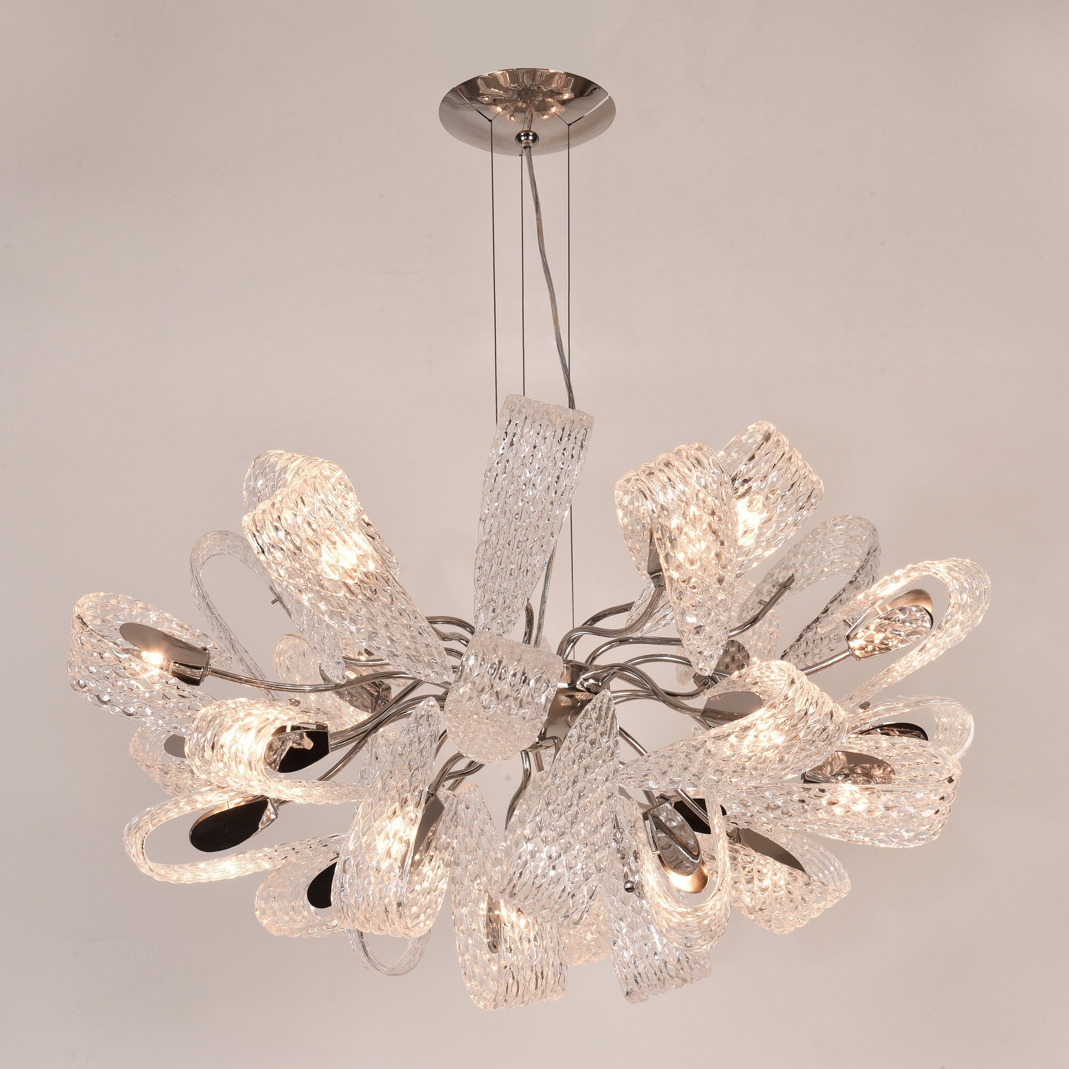 JC Bella Ropes Murano Glass Chandelier