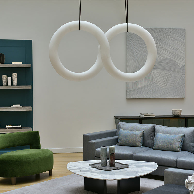 Alabaster Unique Chandelier Light For Living Room