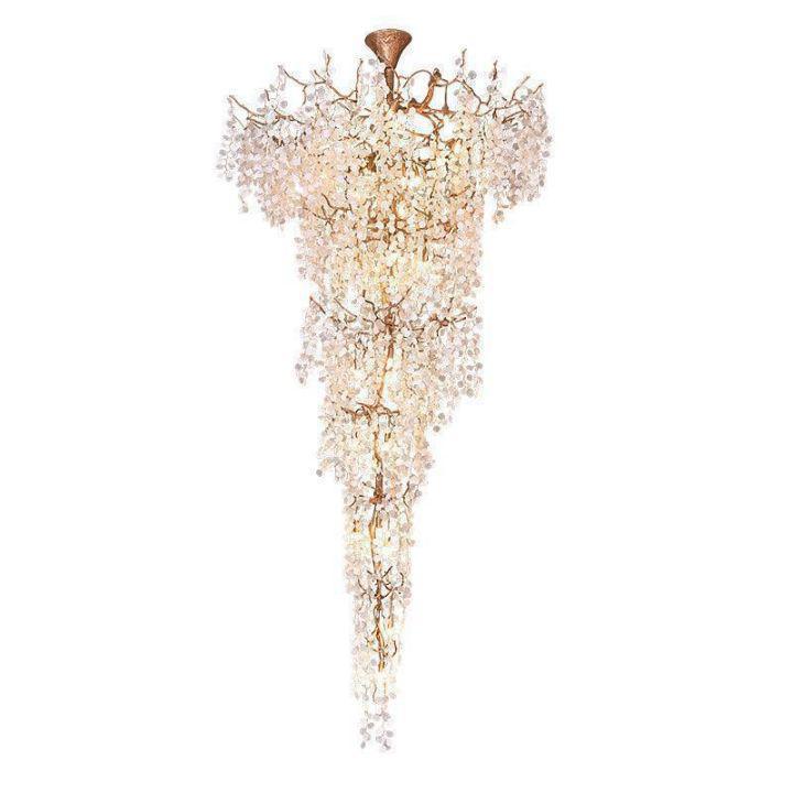 Ardent Branch Crystal Modern Large Branch Chandelier - Merlin Lamps