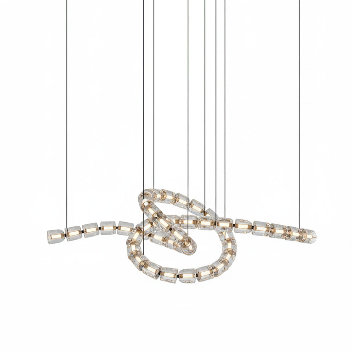 Gabriel Gold Crystal Chandelier
