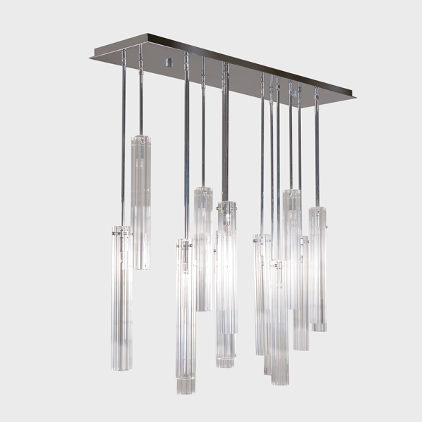 JC Multi Spot Glass Chandelier