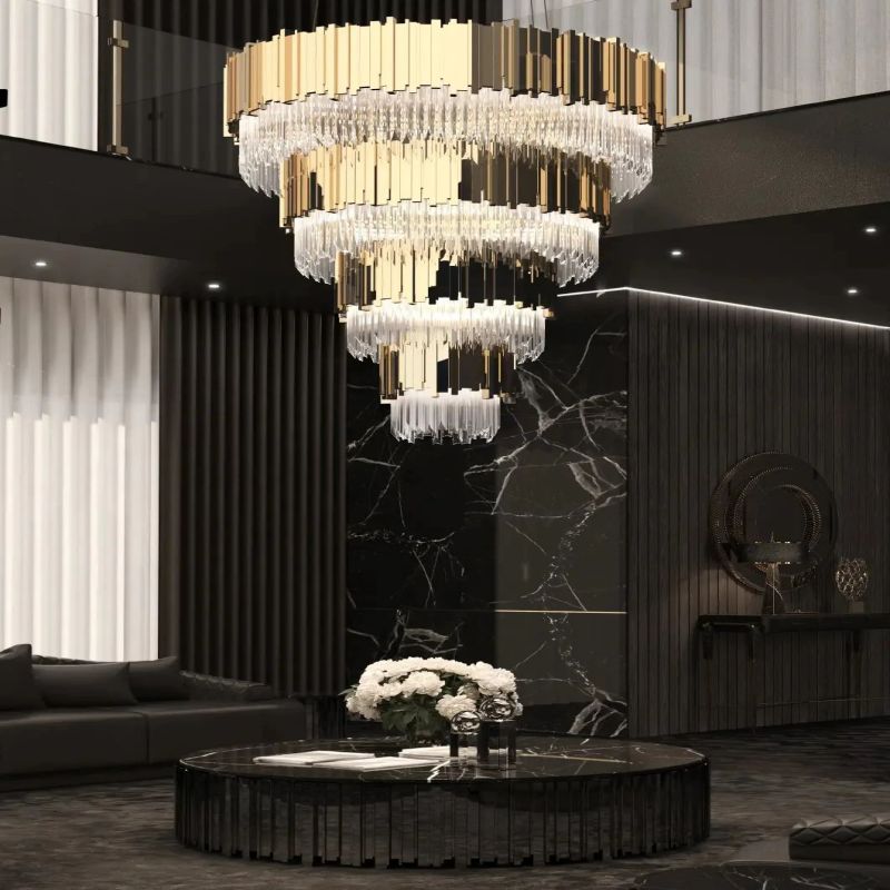 Felipe Decorative 4-Tier Round Chandelier