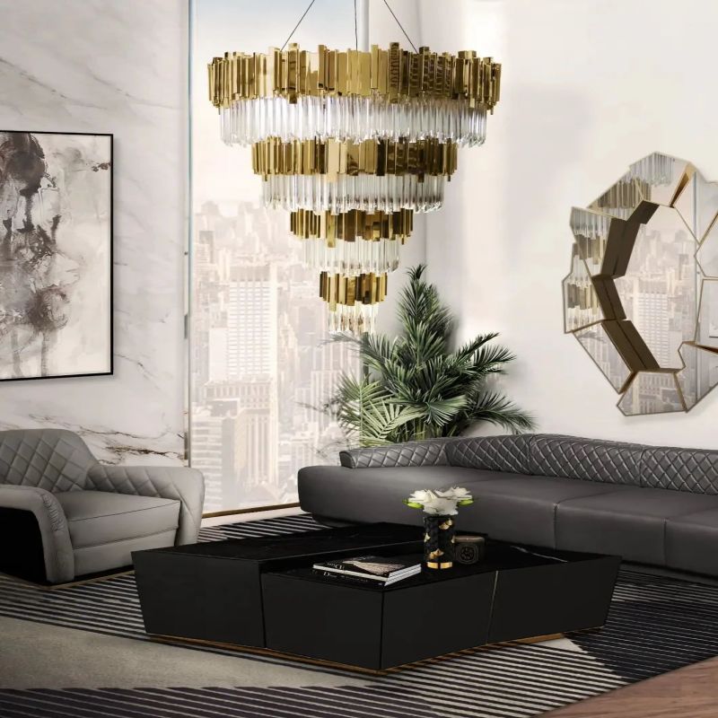 Felipe Decorative 4-Tier Round Chandelier