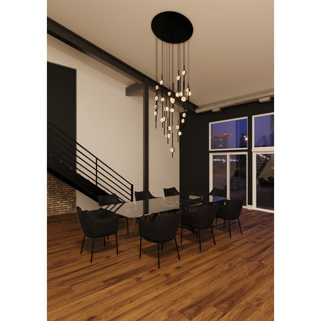 Velveton Seeded Glass Chandelier