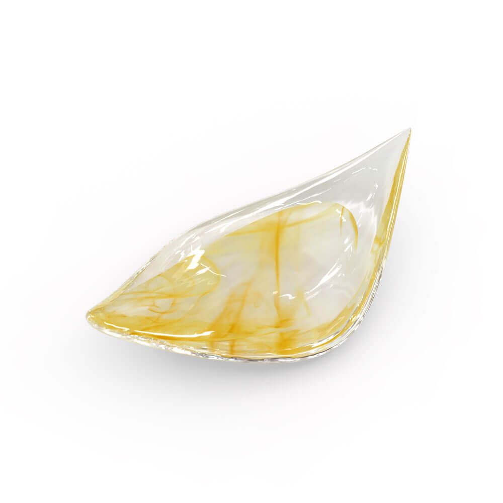 Floating Leaves Meteor Shower Crystal Spiral Chandelier