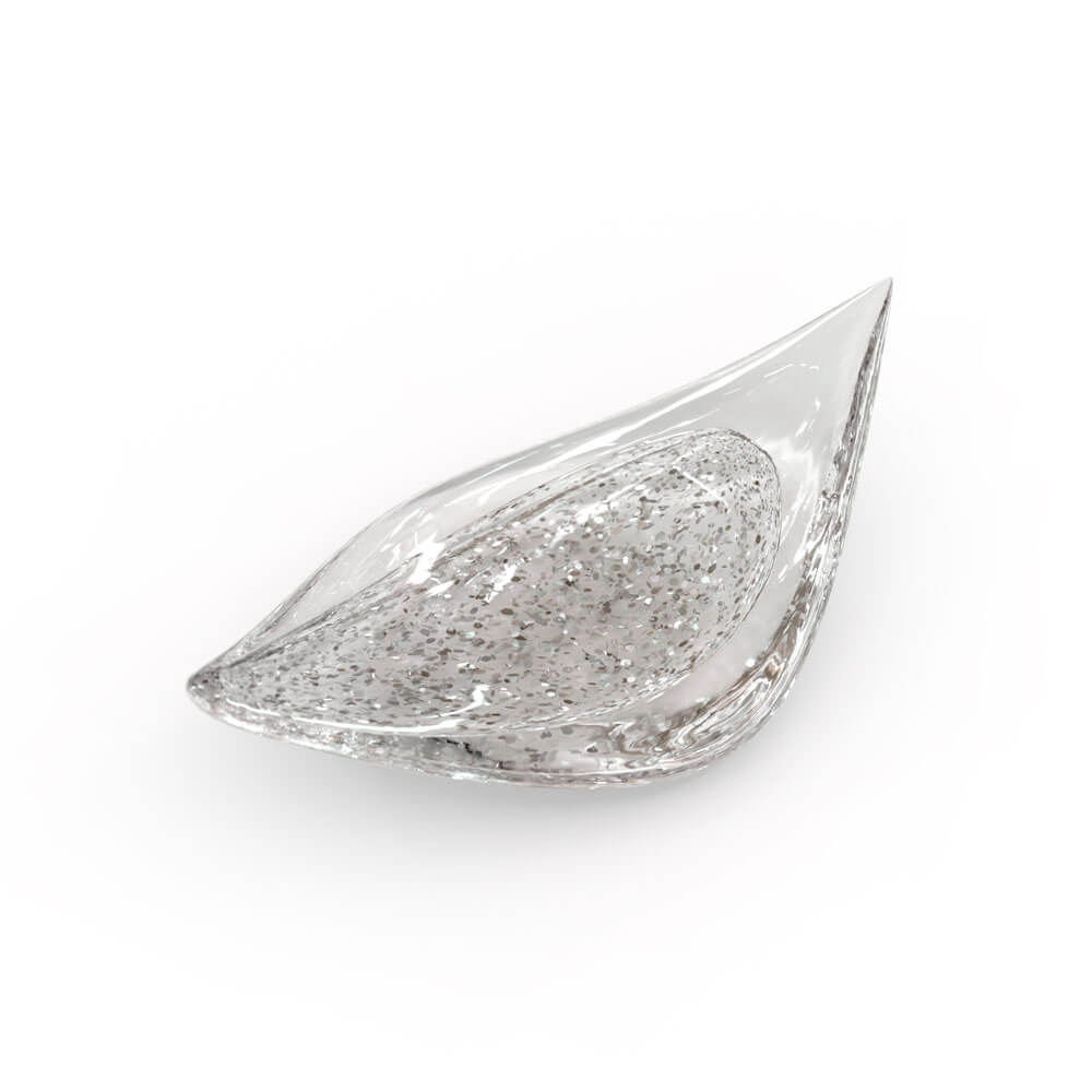 Floating Leaves Meteor Shower Crystal Spiral Chandelier