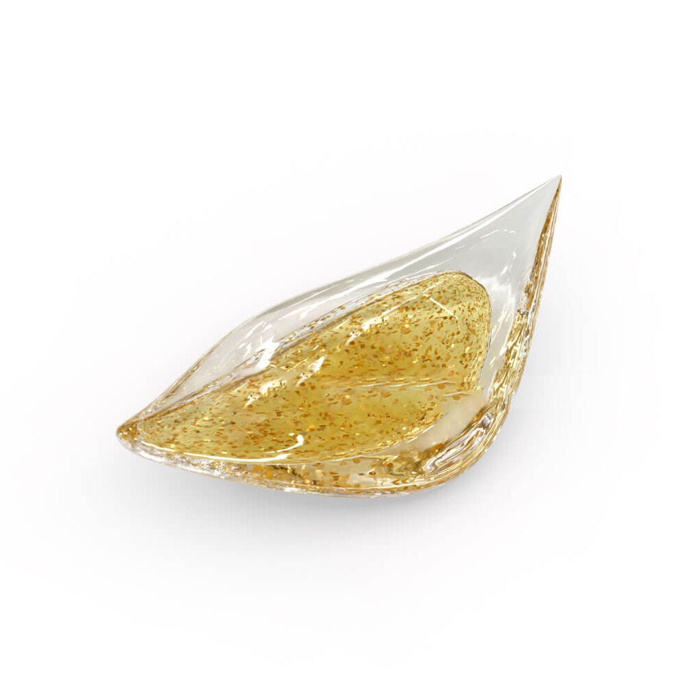 Floating Leaves Meteor Shower Crystal Spiral Chandelier