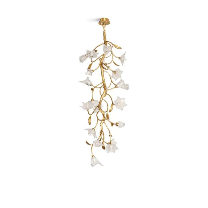 Flowers Craftsman Chandelier