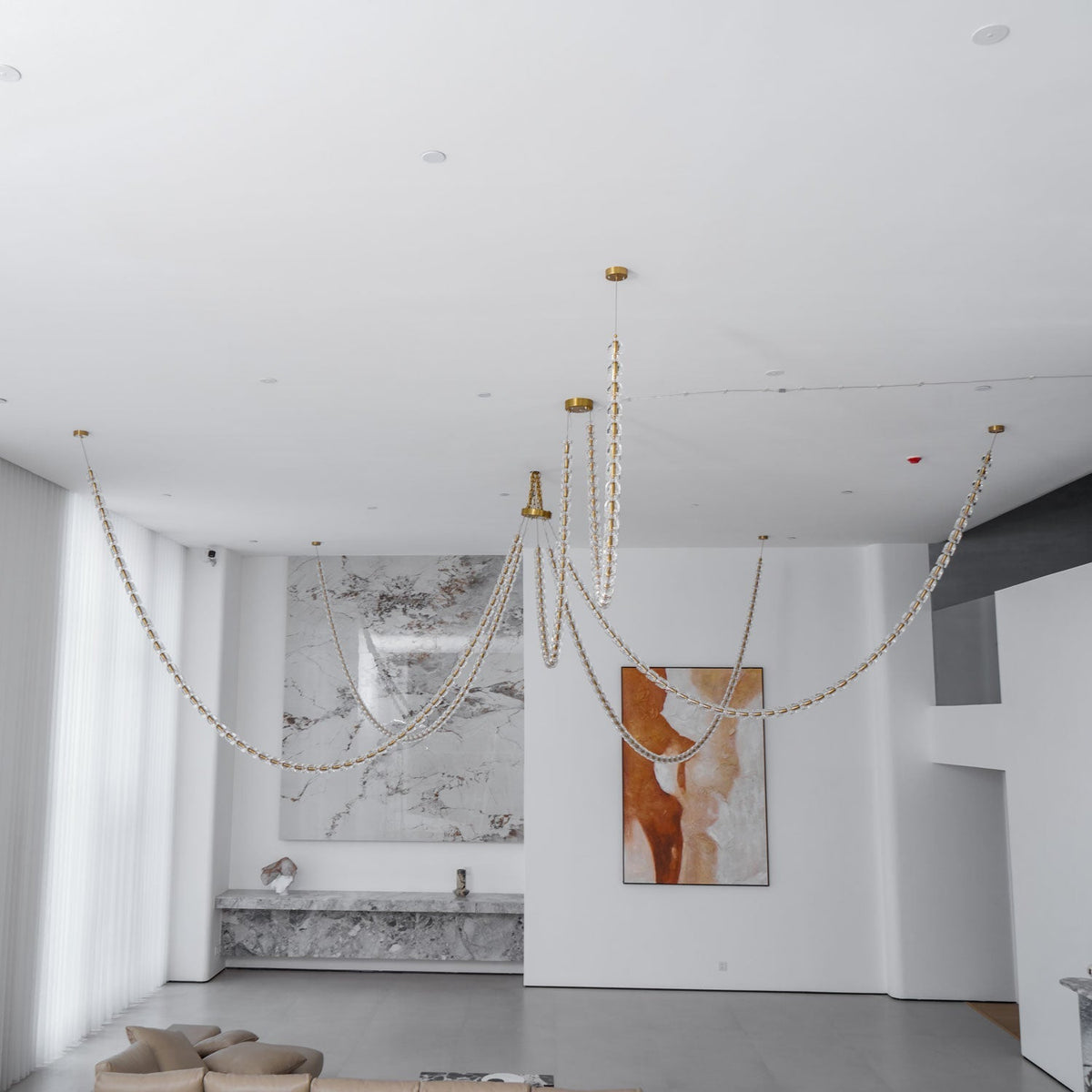 Gabriel Gold Crystal Chandelier