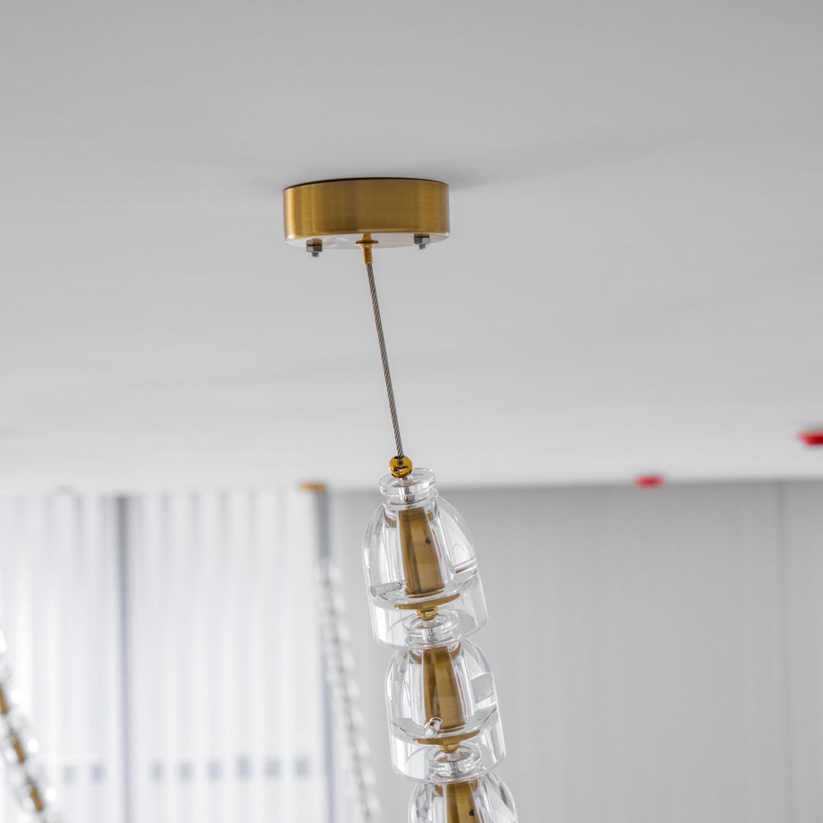 Gabriel Gold Crystal Chandelier
