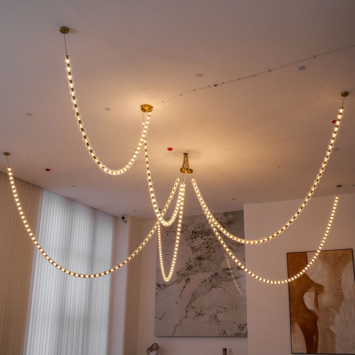 Gabriel Gold Crystal Chandelier