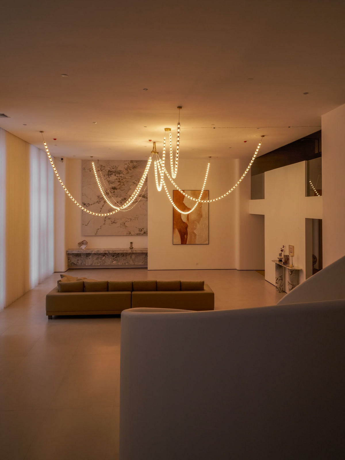 Gabriel Gold Crystal Chandelier