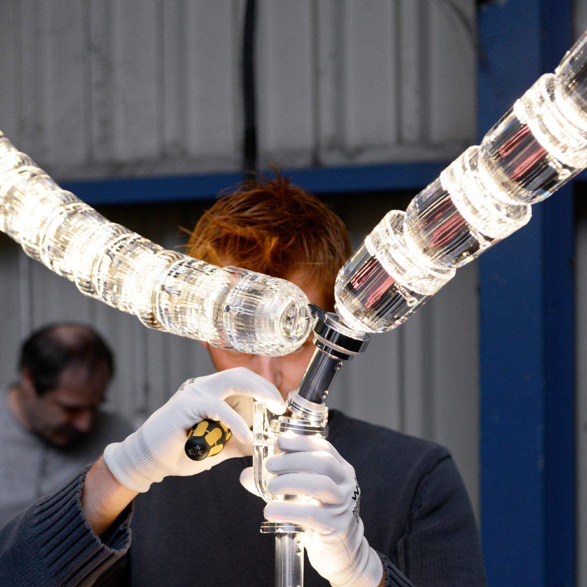 Gabriel Gold Crystal Chandelier