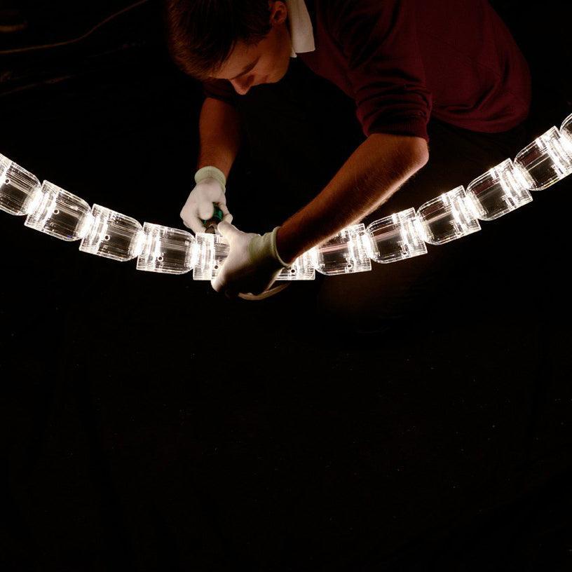 Gabriel Gold Crystal Chandelier