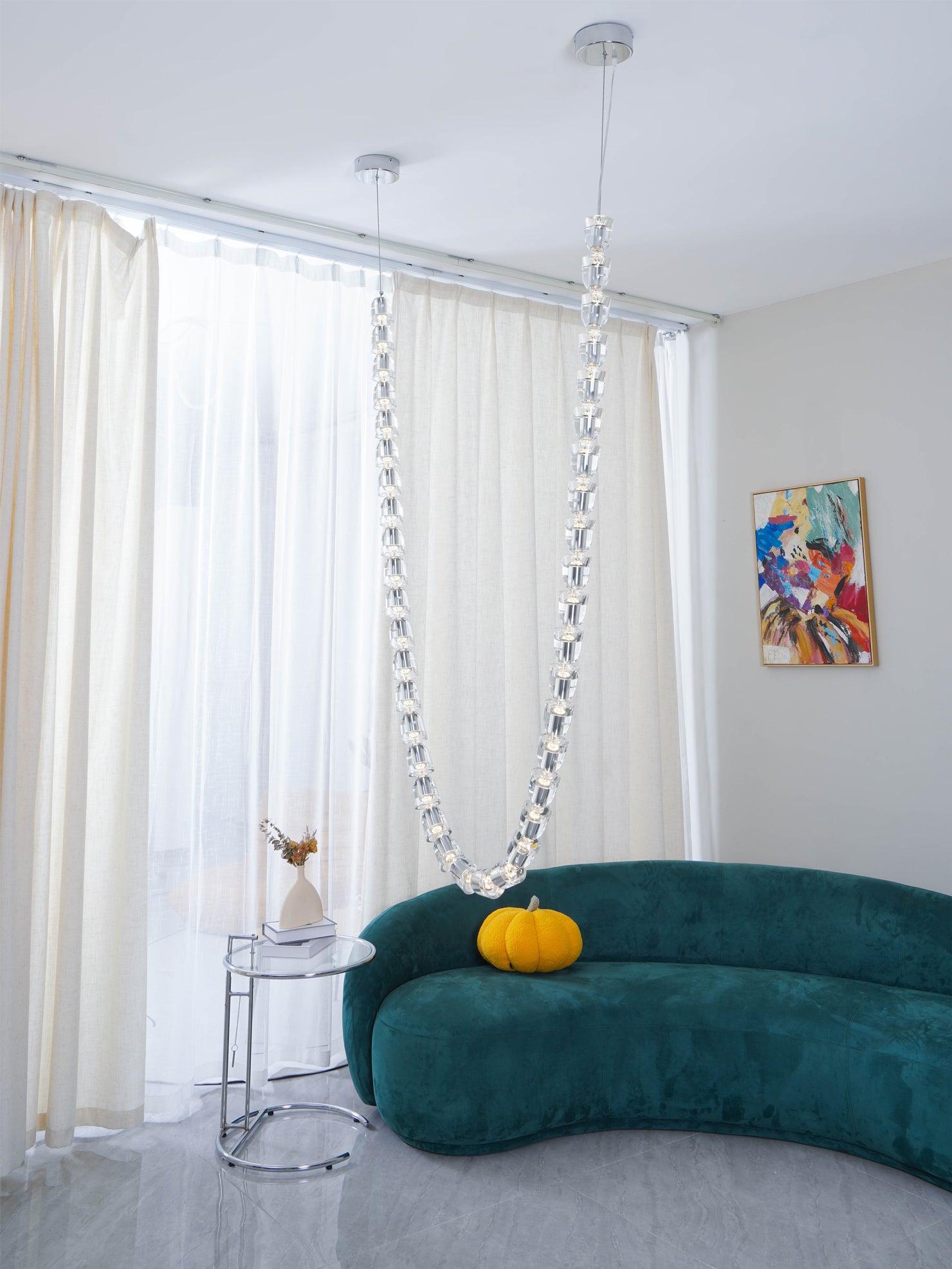 Gabriel Chrome Crystal Chandelier