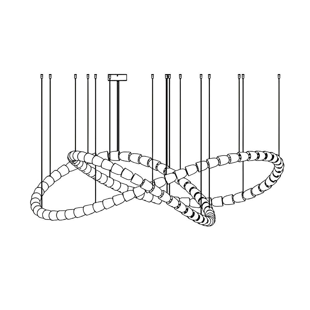 Gabriel Chrome Crystal Chandelier