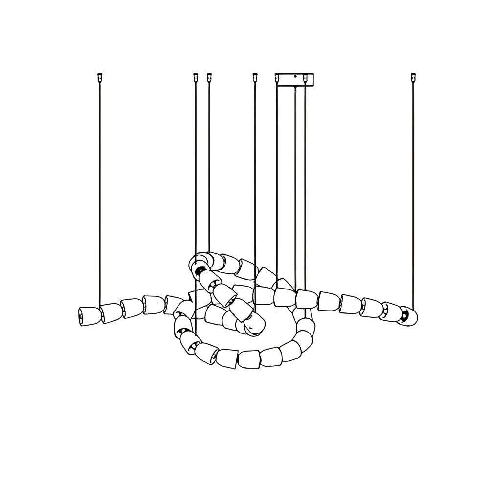 Gabriel Chrome Crystal Chandelier