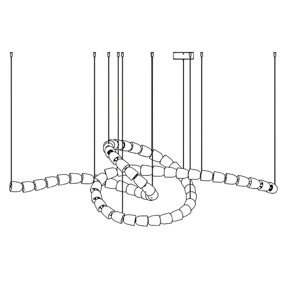 Gabriel Chrome Crystal Chandelier