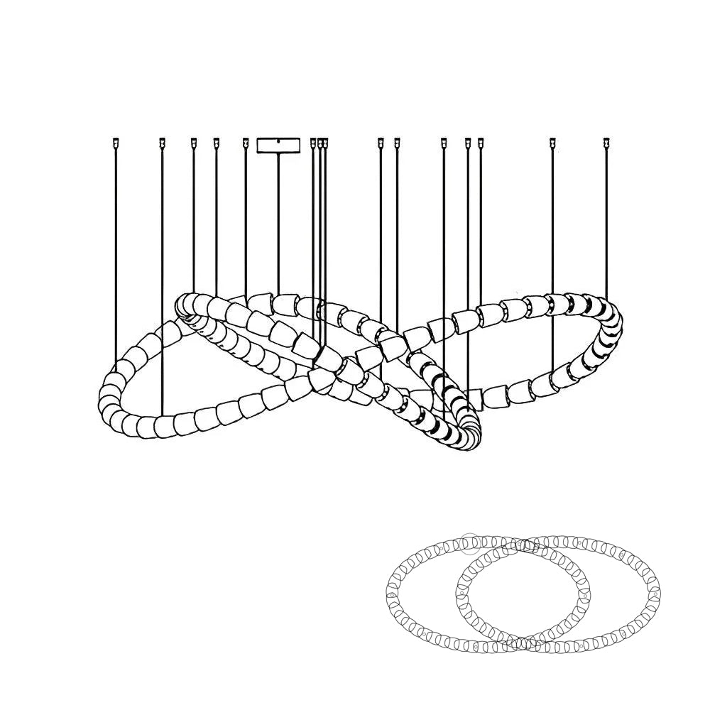 Gabriel Chrome Crystal Chandelier