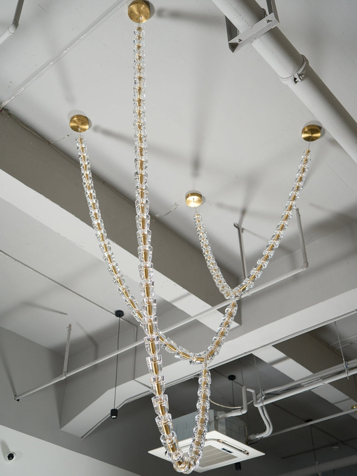 Gabriel Gold Crystal Chandelier