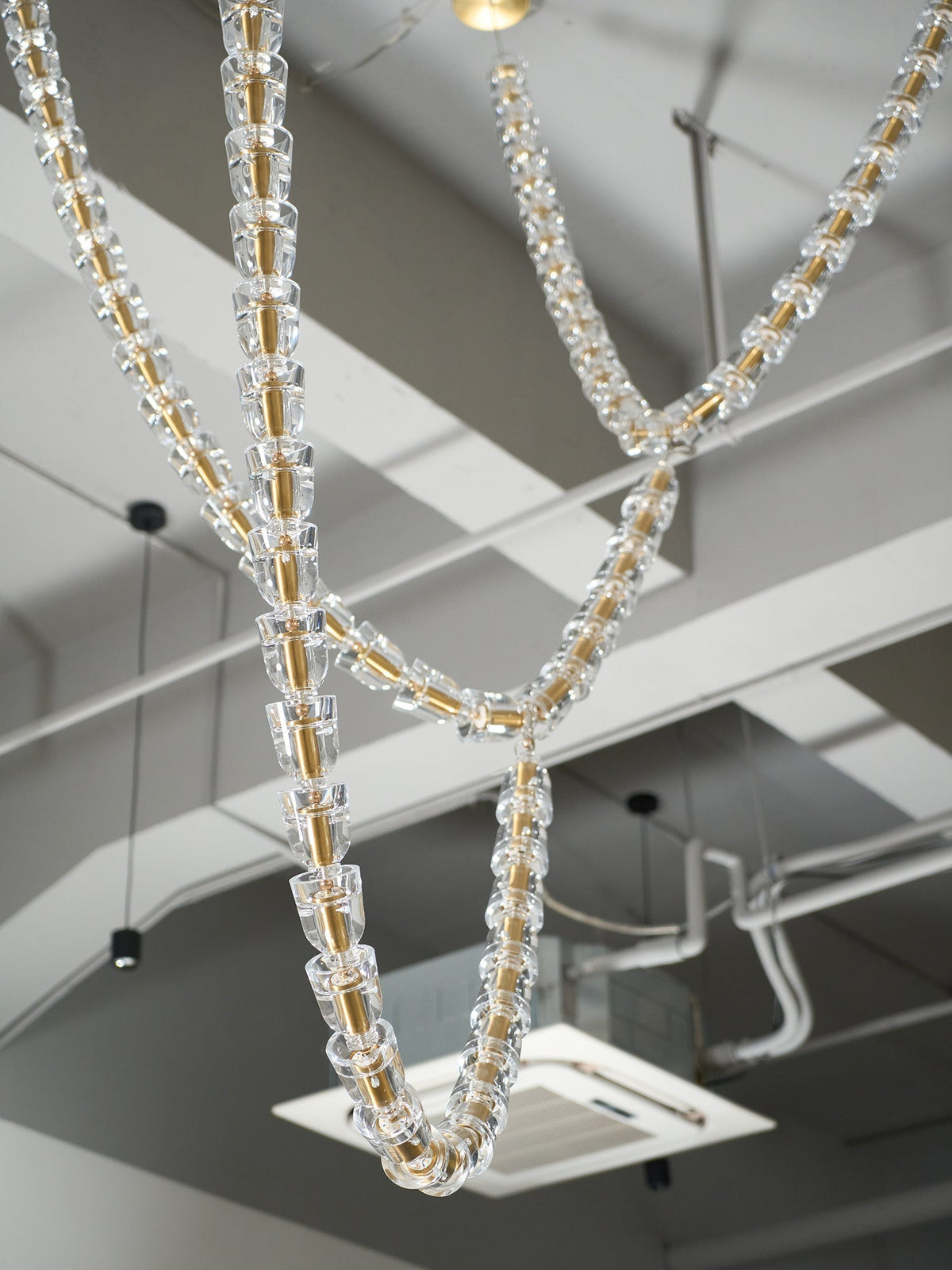 Gabriel Gold Crystal Chandelier