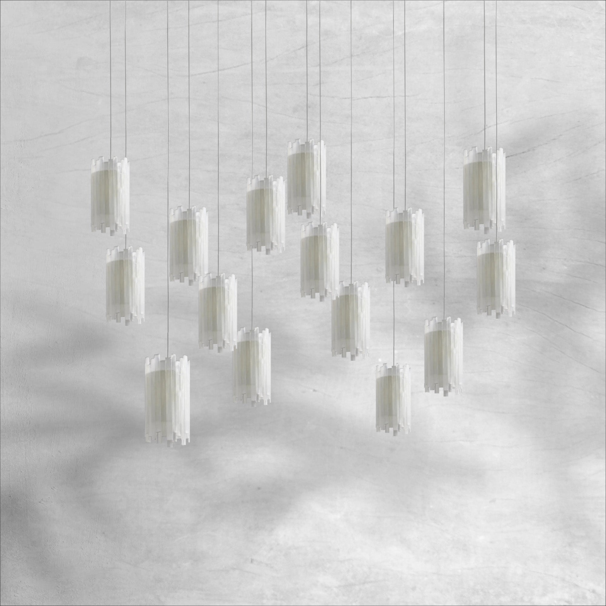 Gianna Rectangular Chandelier 15/30 Light