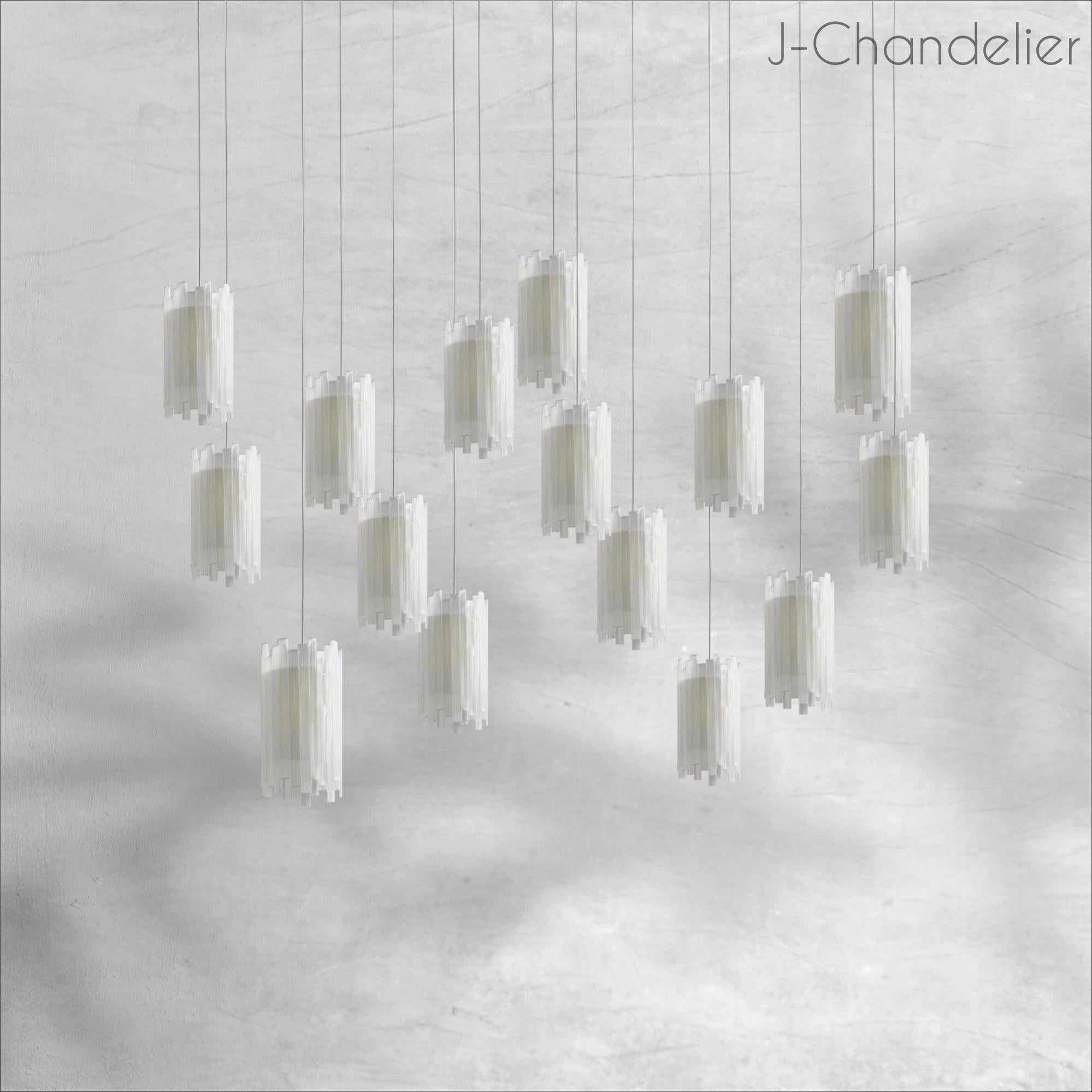 Gianna Rectangular Chandelier 15/30 Light