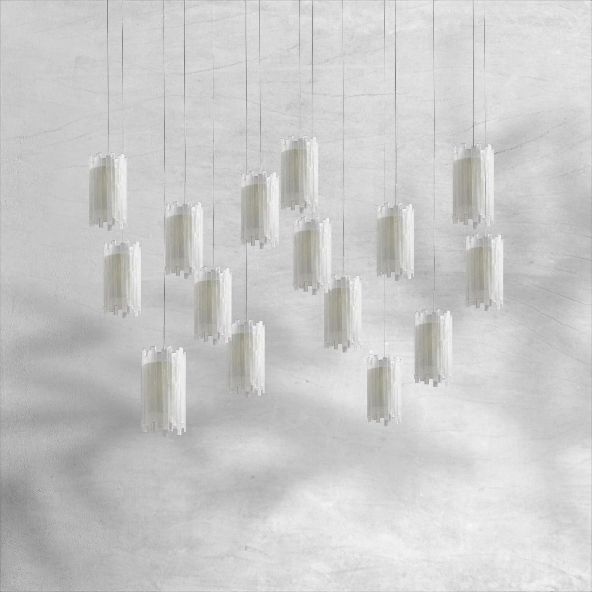 Gianna Rectangular Chandelier 15/30 Light