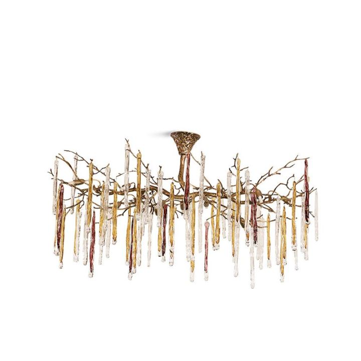 JC  Teardrop Glamour Dripstone Chandelier