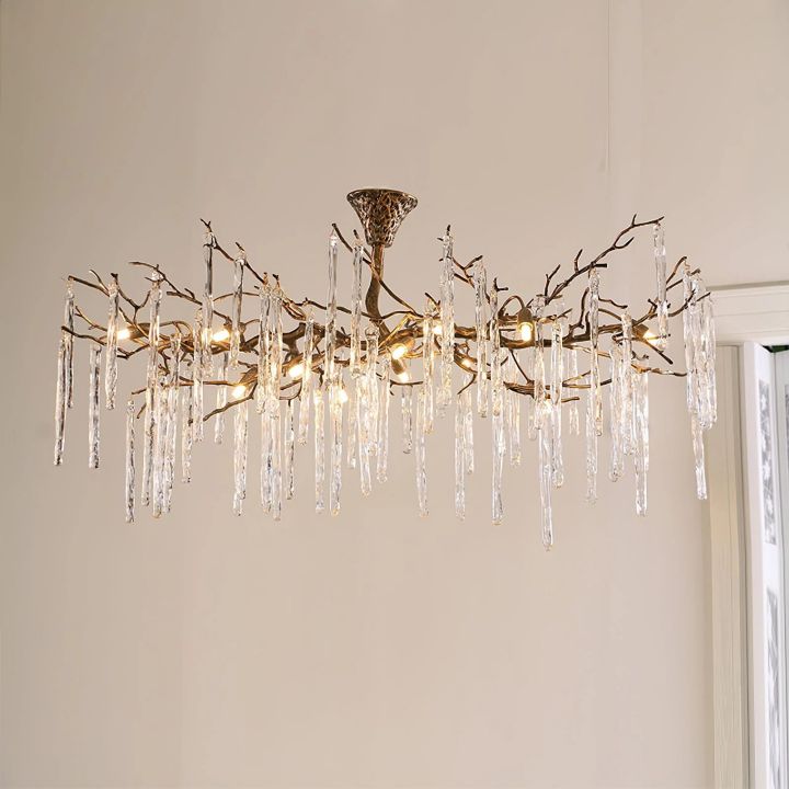 JC  Teardrop Glamour Dripstone Chandelier