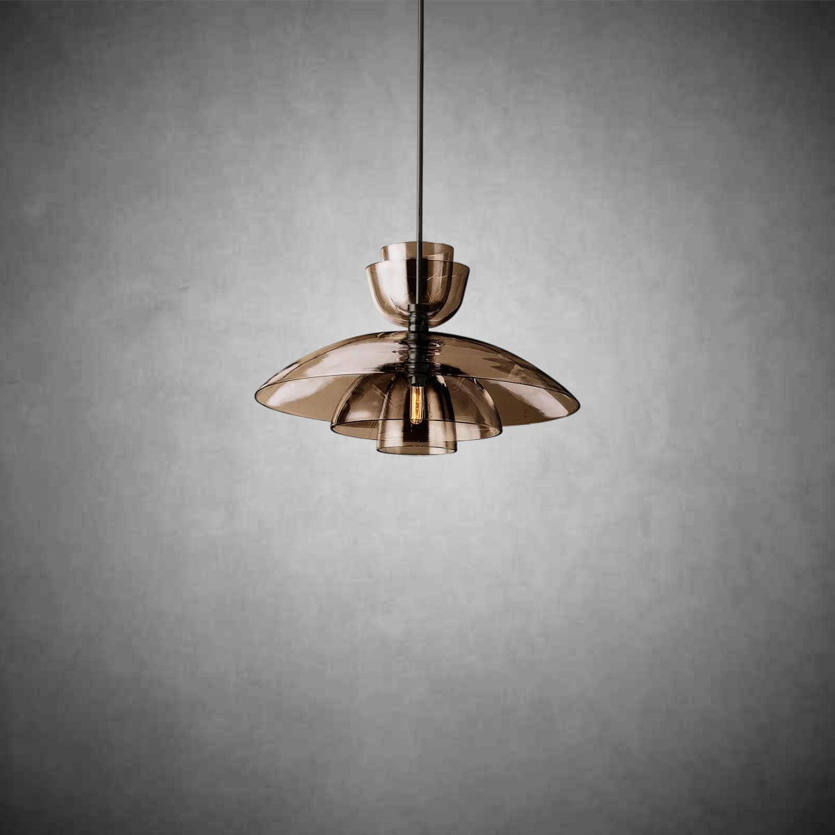 Bellum Glass Cloche Grand Pendant