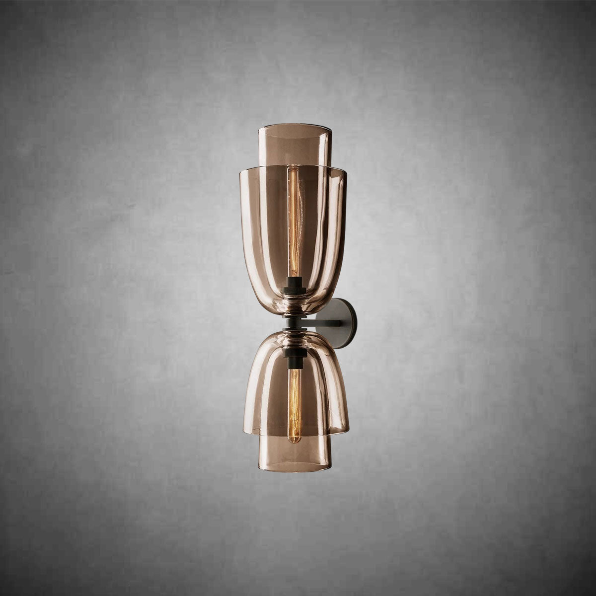 Bellum Glass Cloche Grand Sconce