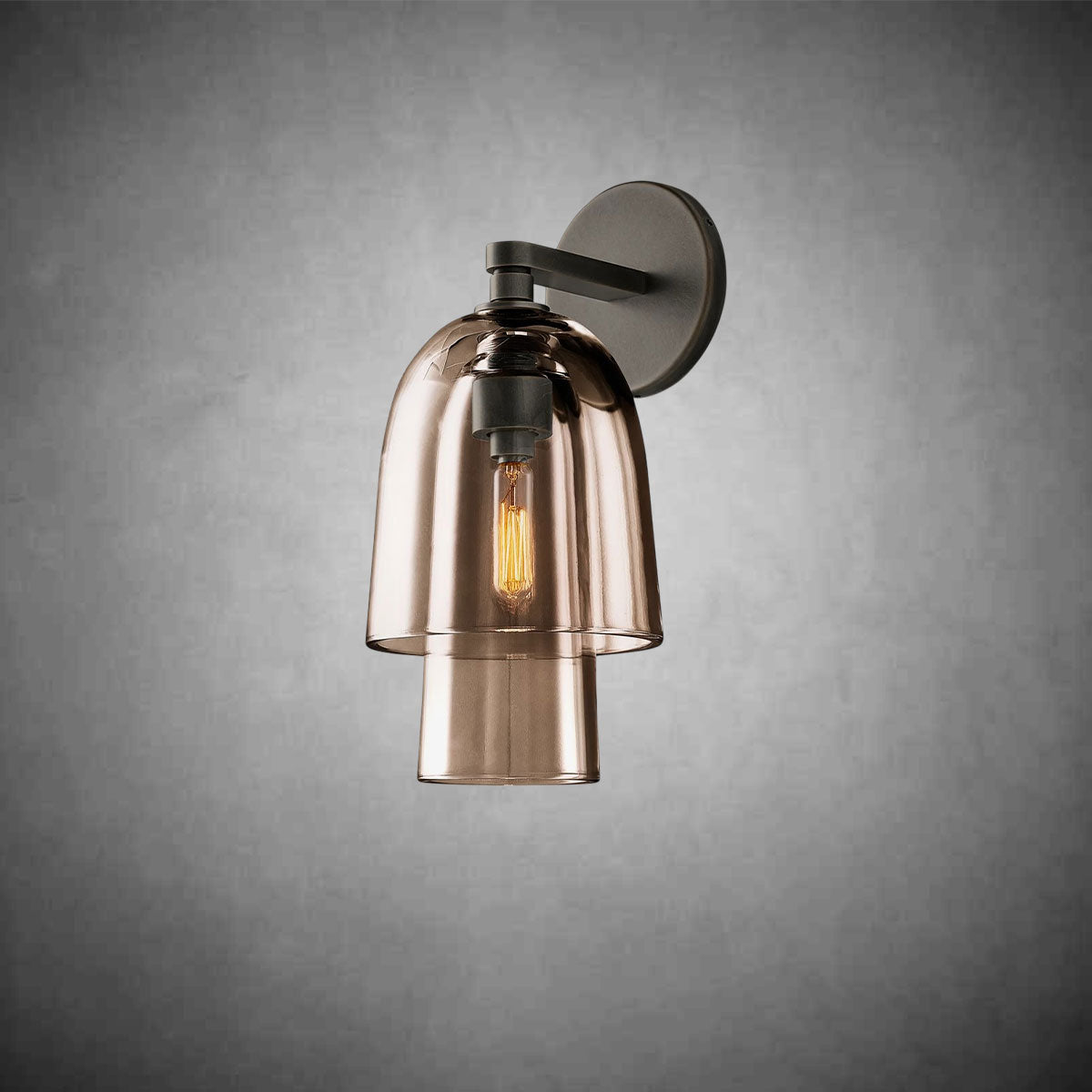 Bellum Glass Flute Sconce