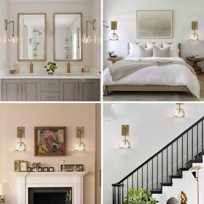Borealis Crystal Wall Sconce
