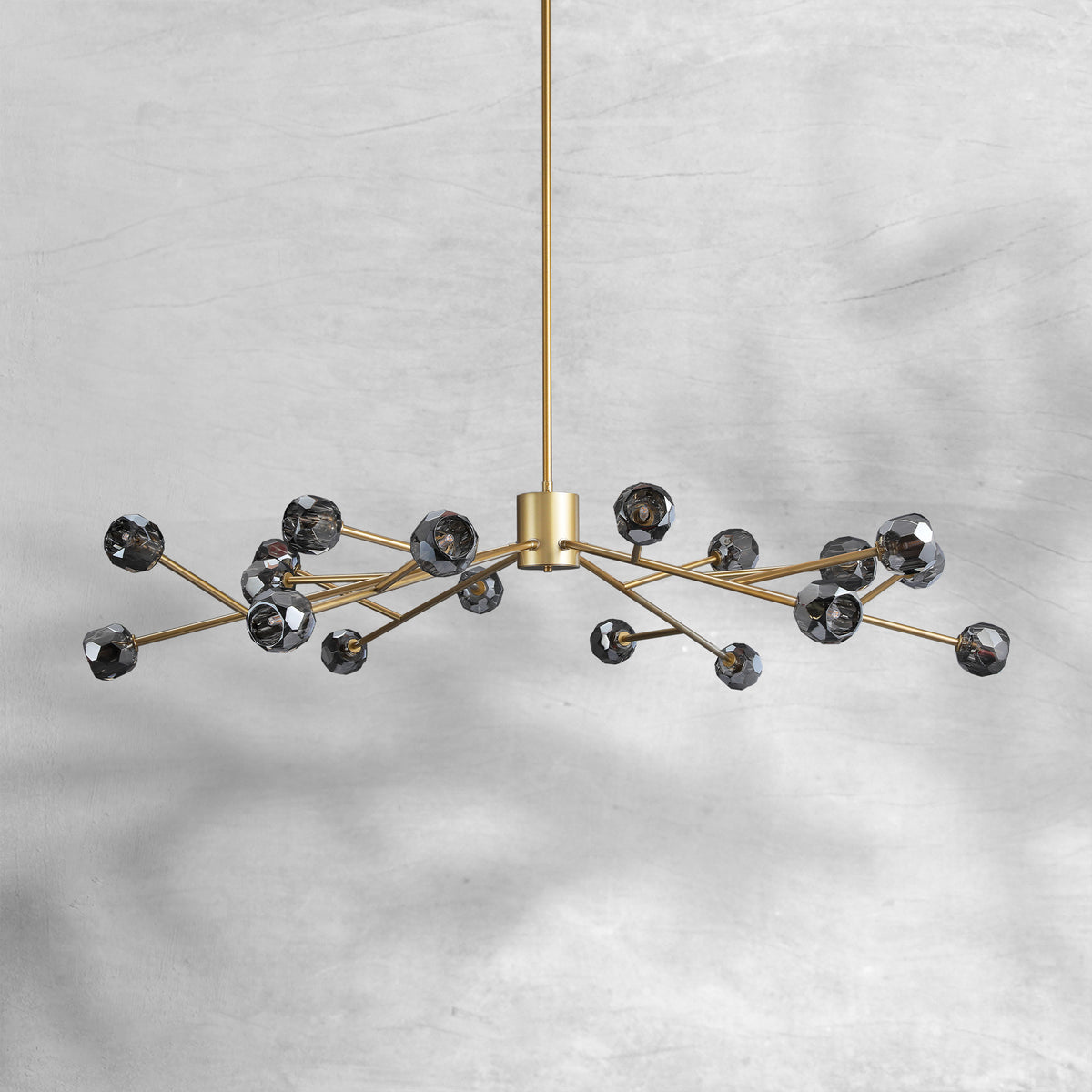 Bruma Glass Round Chandelier 24"36"48"60"72"
