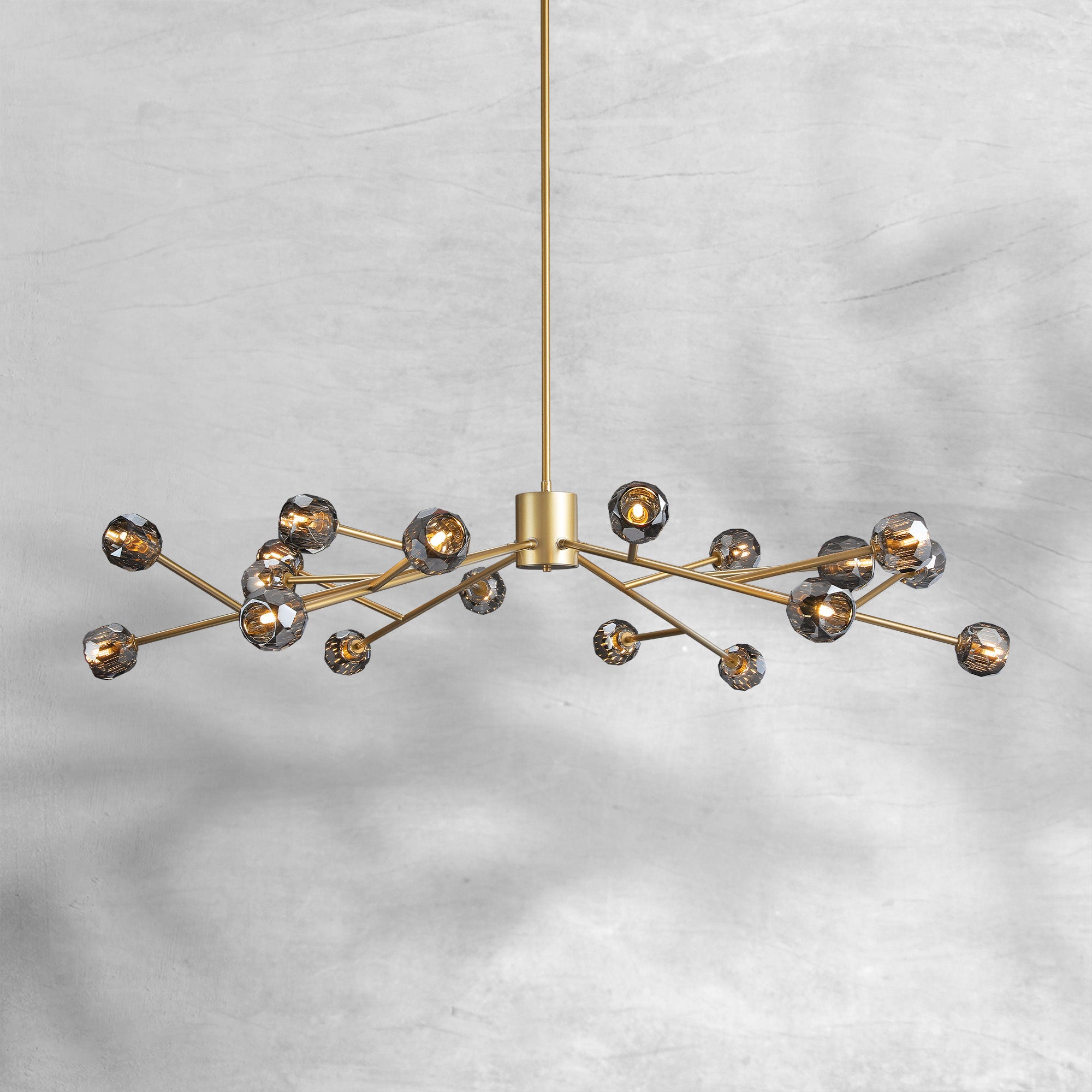 Bille De Crystal Round Chandelier 60"