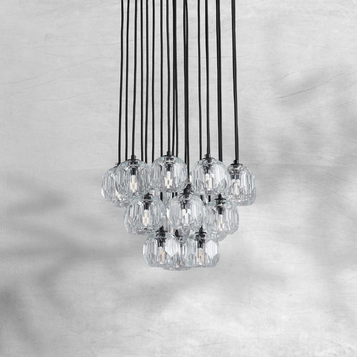 Bruma Cluster Round Chandelier 14"19"24"30"40"