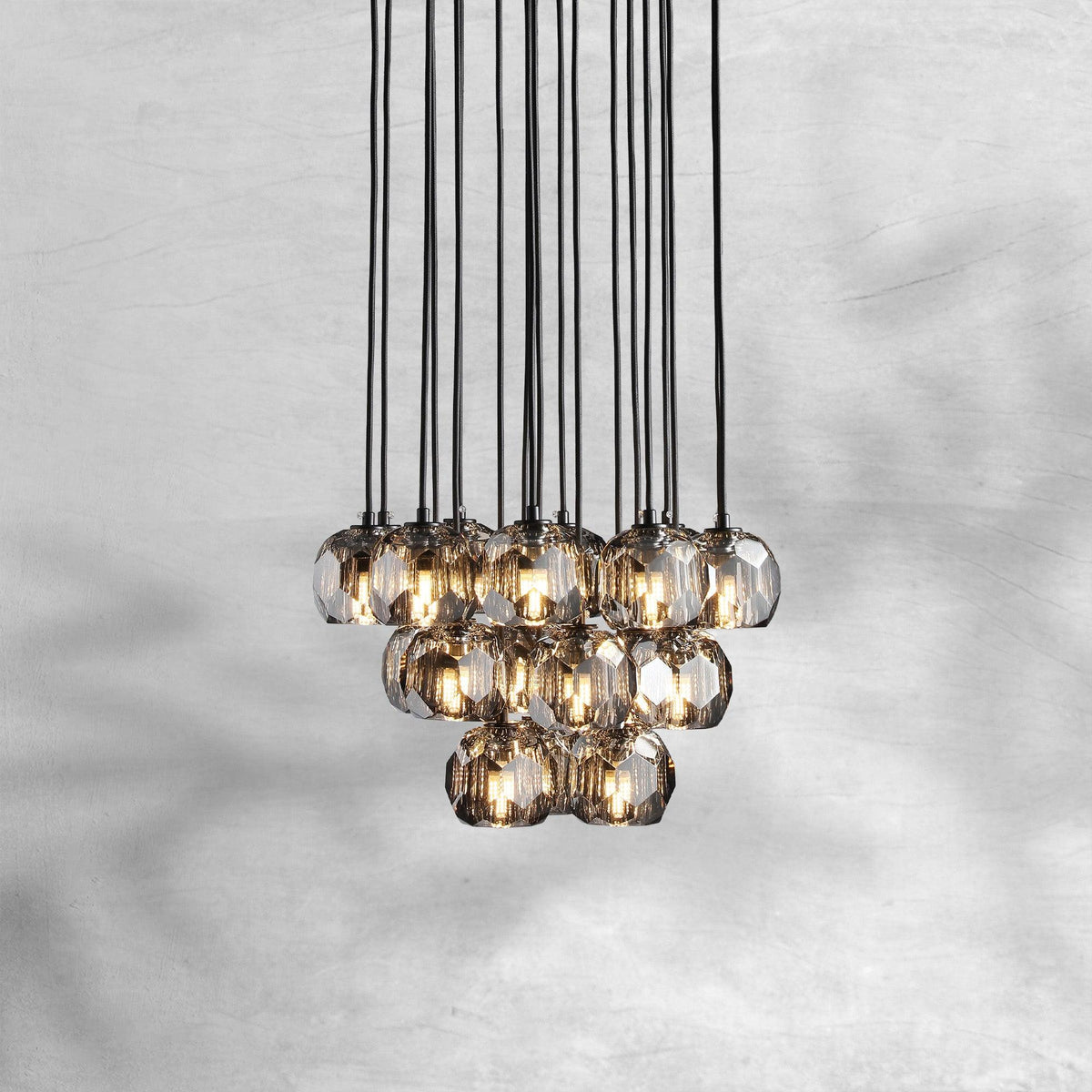 Bruma Cluster Round Chandelier 14"19"24"30"40"