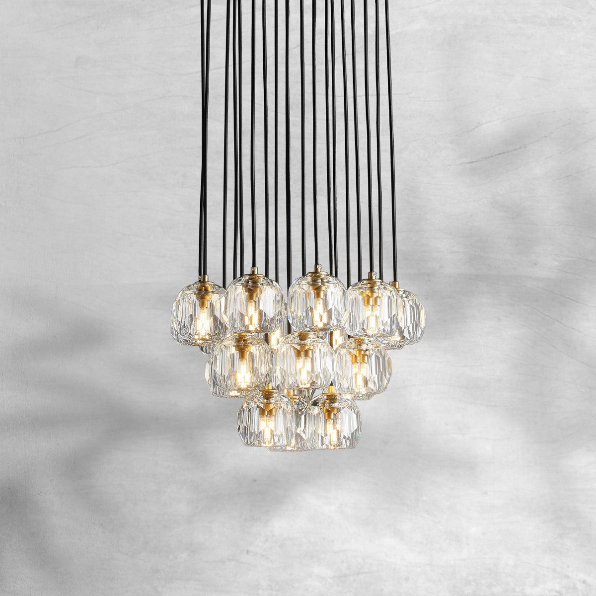 Bruma Cluster Round Chandelier 14"19"24"30"40"